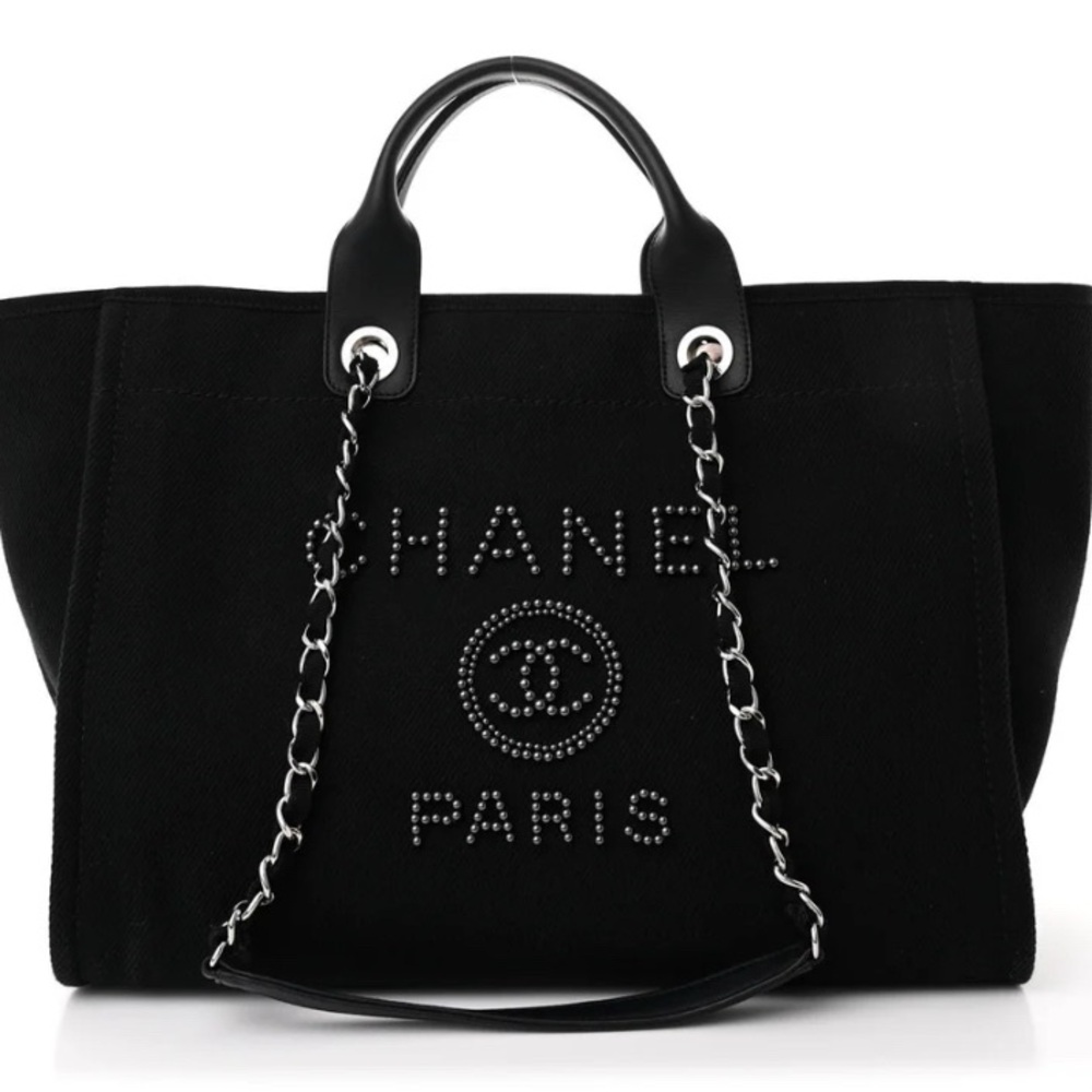 Black Pearl Studded Tote